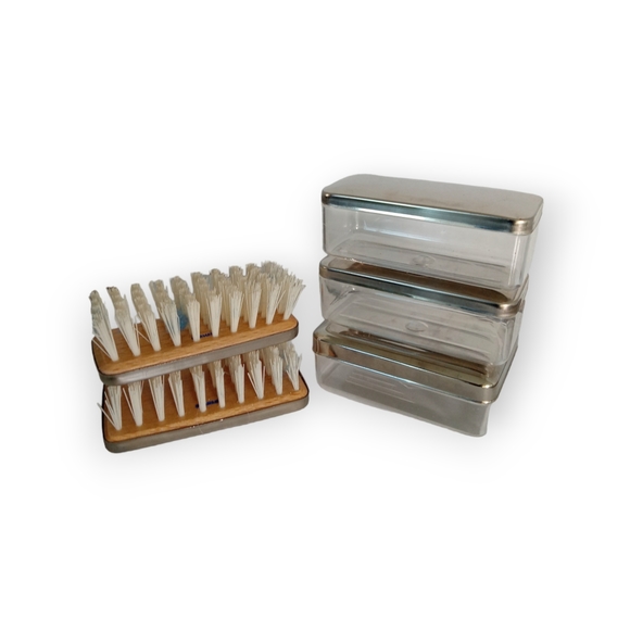 Vintage 1960s men travel kit made In Germany - Picture 2 of 11